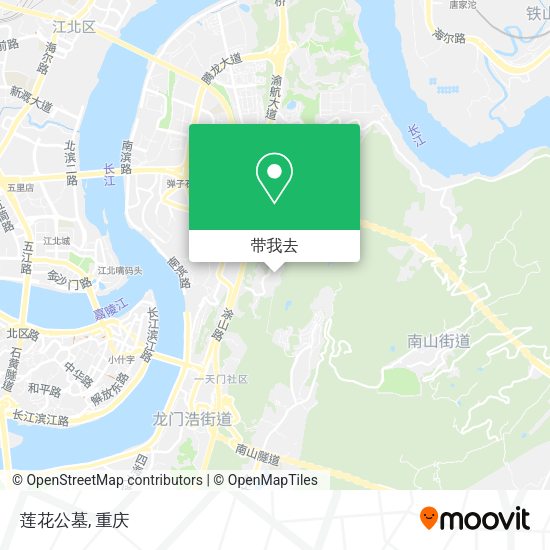 莲花公墓地图