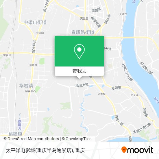 太平洋电影城(重庆半岛逸景店)地图