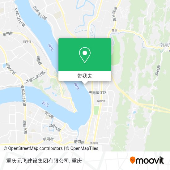 重庆元飞建设集团有限公司地图