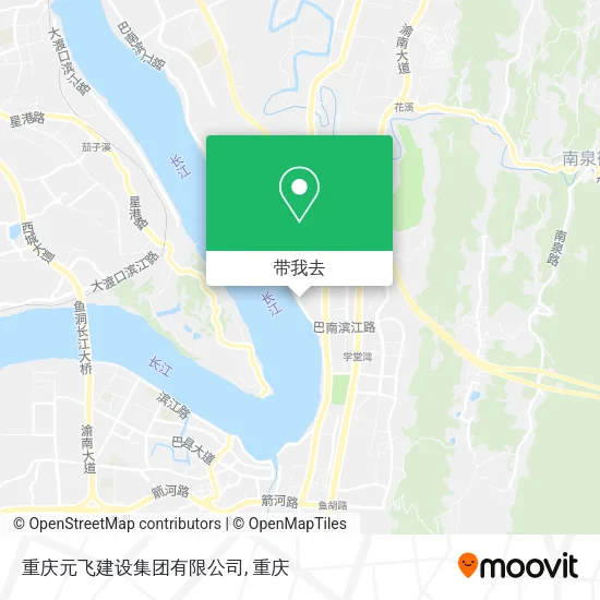 重庆元飞建设集团有限公司地图