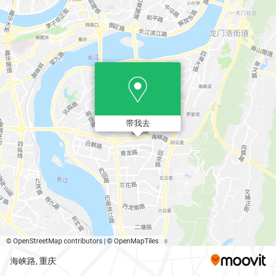 海峡路地图