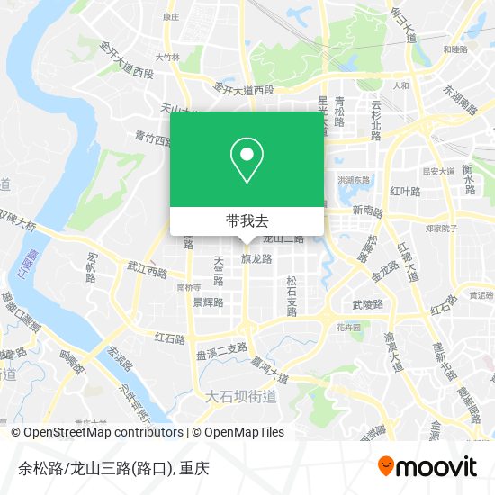 余松路/龙山三路(路口)地图