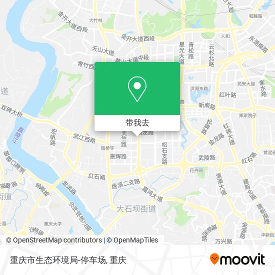 重庆市生态环境局-停车场地图