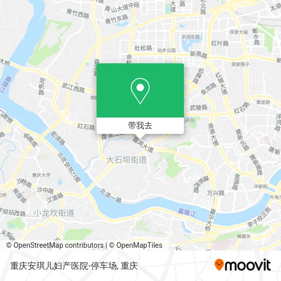 重庆安琪儿妇产医院-停车场地图