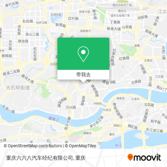 重庆六六八汽车经纪有限公司地图