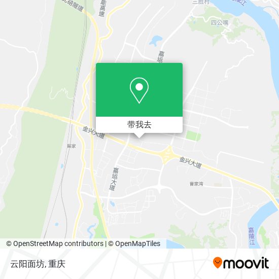 云阳面坊地图