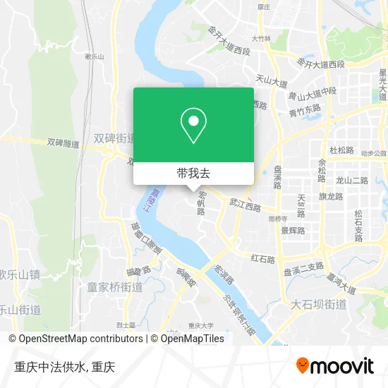 重庆中法供水地图