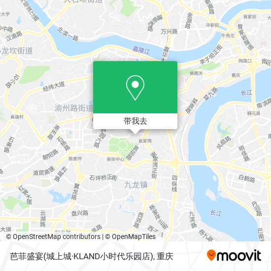 芭菲盛宴(城上城·KLAND小时代乐园店)地图