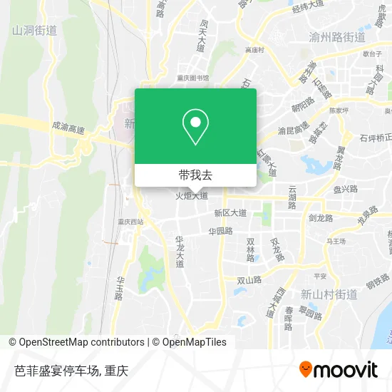 芭菲盛宴停车场地图