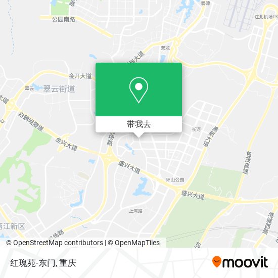 红瑰苑-东门地图
