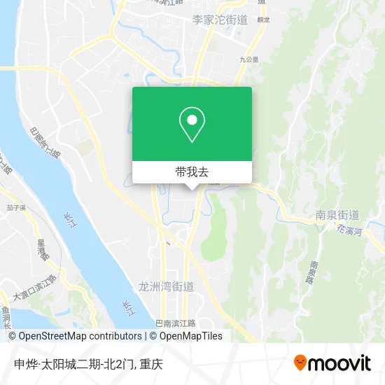 申烨·太阳城二期-北2门地图