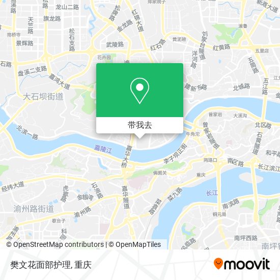 樊文花面部护理地图