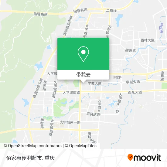 佰家惠便利超市地图