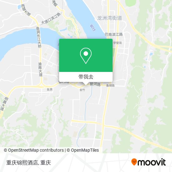 重庆锦熙酒店地图