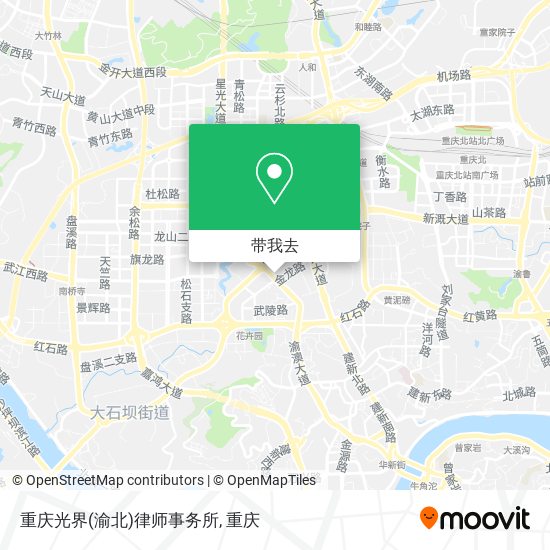 重庆光界(渝北)律师事务所地图