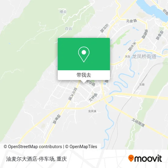 油麦尔大酒店-停车场地图