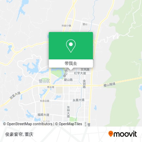 俊豪窗帘地图