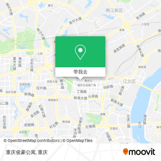 重庆俊豪公寓地图