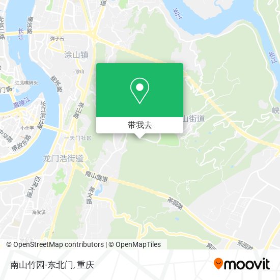 南山竹园-东北门地图