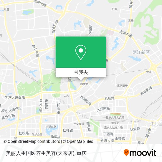 美丽人生国医养生美容(天来店)地图