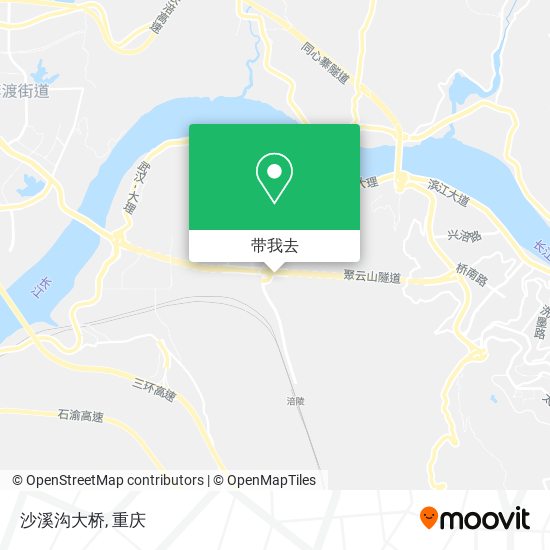 沙溪沟大桥地图