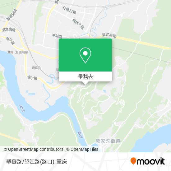 翠薇路/望江路(路口)地图