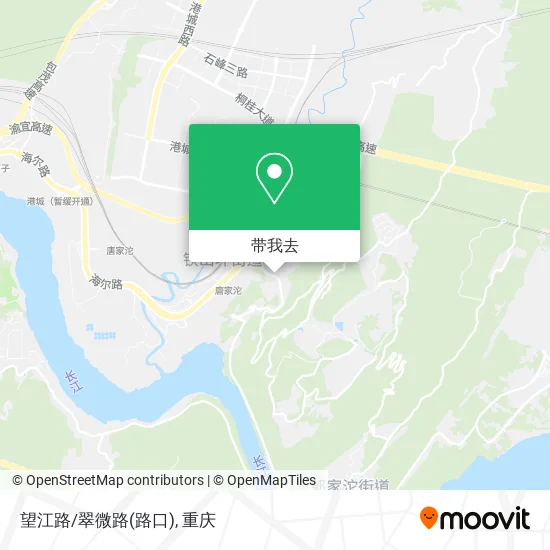 望江路/翠微路(路口)地图