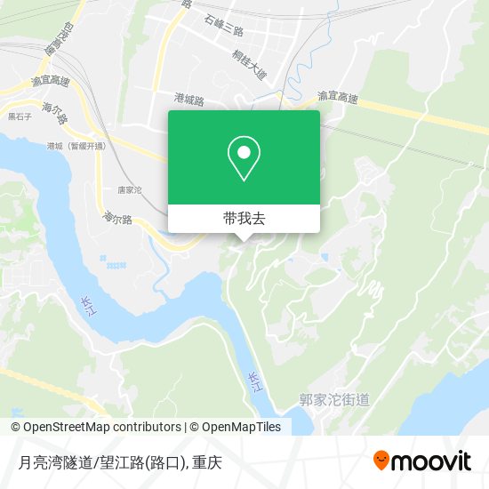 月亮湾隧道/望江路(路口)地图