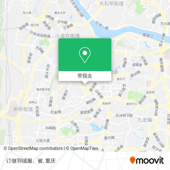 订做羽绒服、被地图