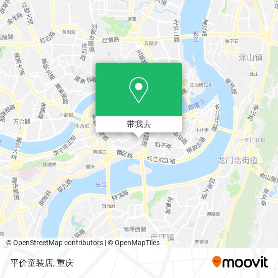 平价童装店地图