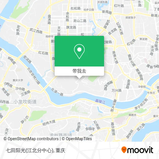 七田阳光(江北分中心)地图