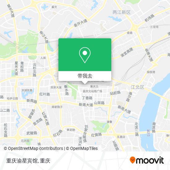 重庆渝星宾馆地图