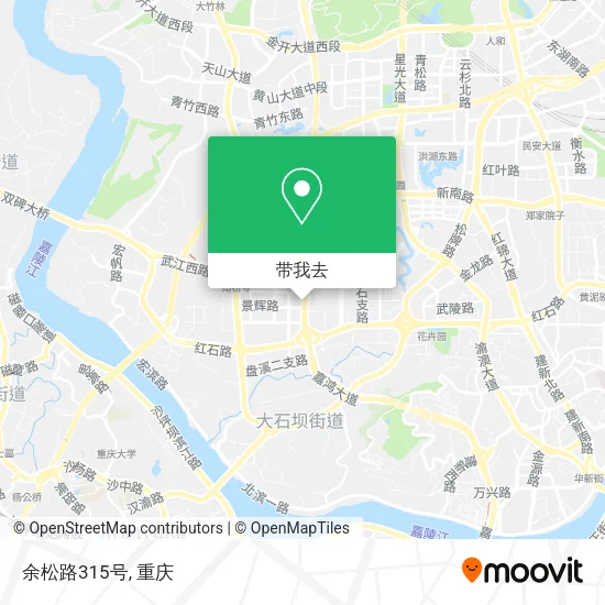 余松路315号地图