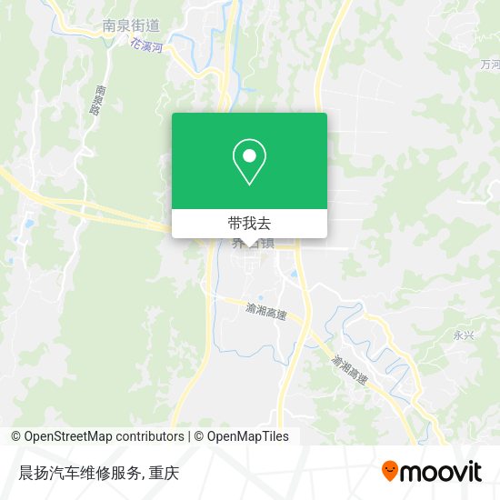 晨扬汽车维修服务地图