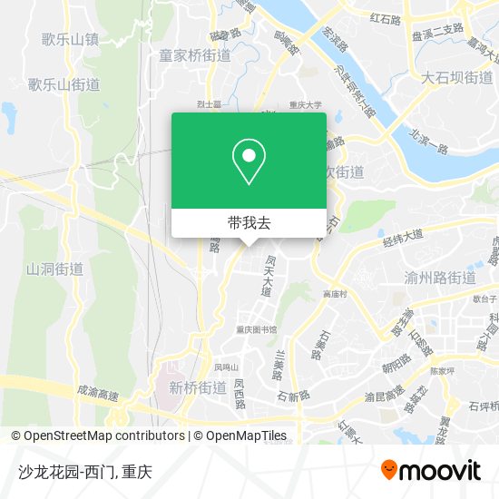 沙龙花园-西门地图