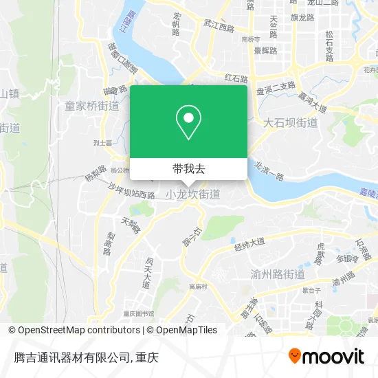 腾吉通讯器材有限公司地图