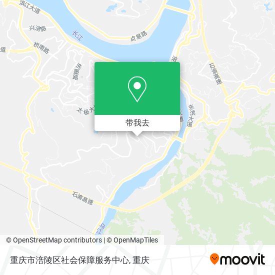 重庆市涪陵区社会保障服务中心地图