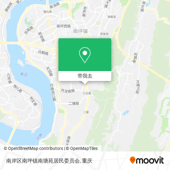 南岸区南坪镇南塘苑居民委员会地图