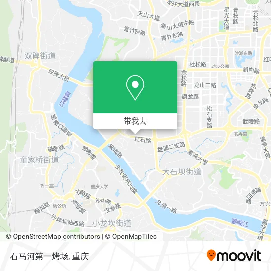 石马河第一烤场地图