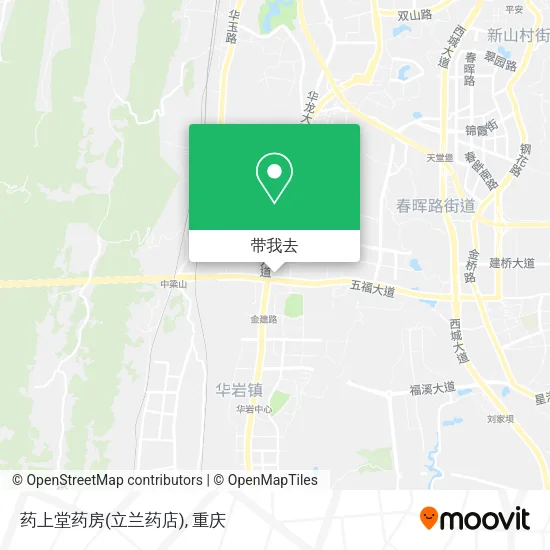 药上堂药房(立兰药店)地图