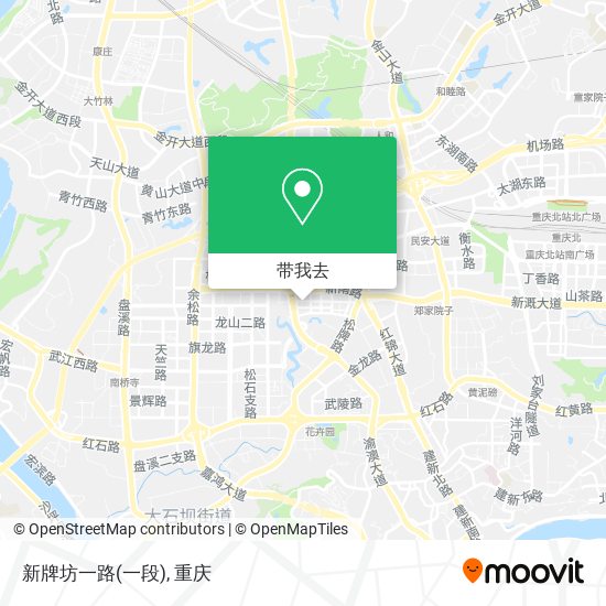 新牌坊一路(一段)地图