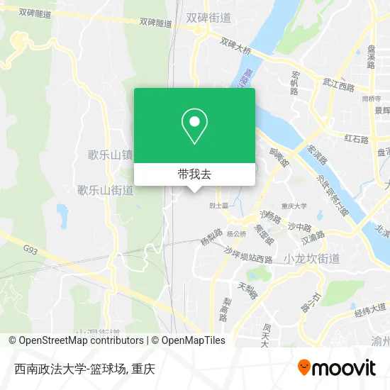 西南政法大学-篮球场地图