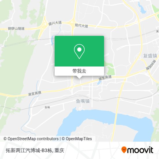 拓新两江汽博城-B3栋地图