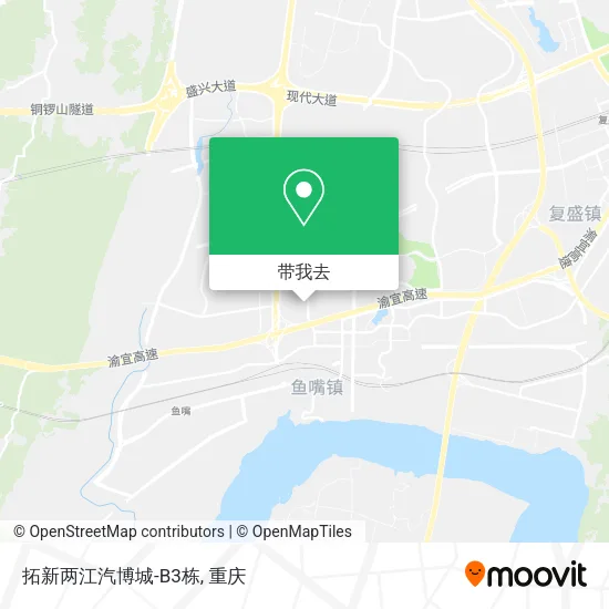 拓新两江汽博城-B3栋地图