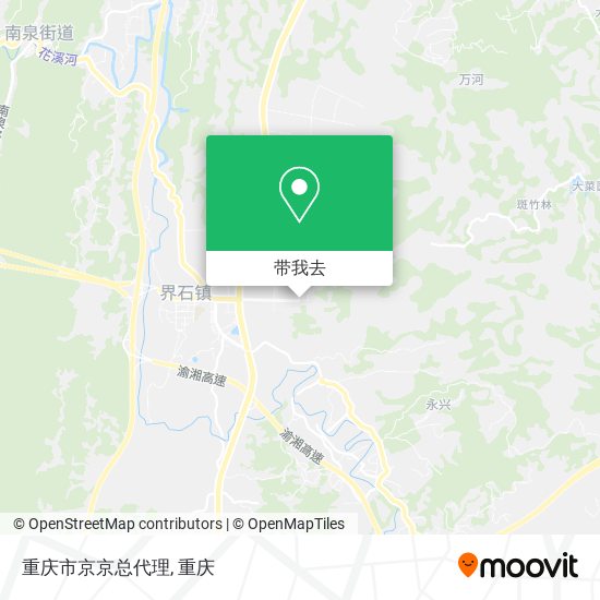 重庆市京京总代理地图