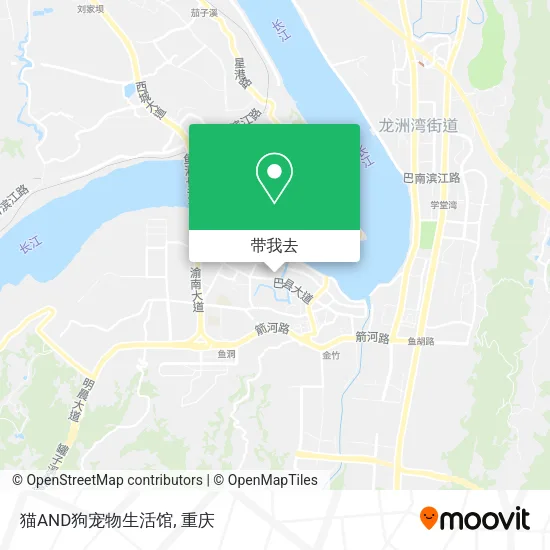 猫AND狗宠物生活馆地图