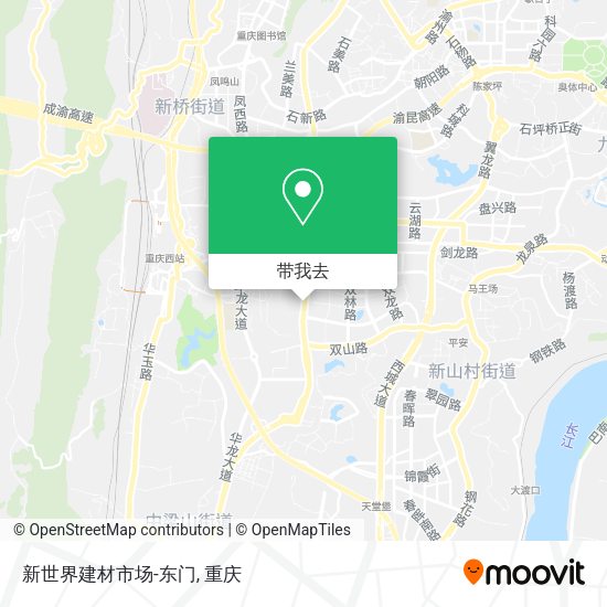 新世界建材市场-东门地图