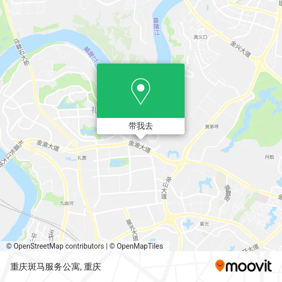 重庆斑马服务公寓地图