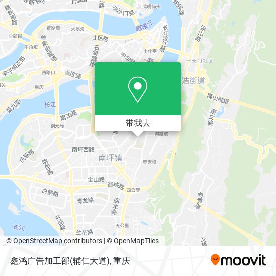 鑫鸿广告加工部(辅仁大道)地图