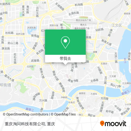 重庆淘问科技有限公司地图
